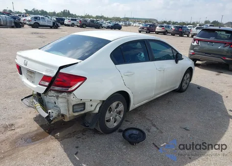 2013 Honda Civic Lx from USA, damaged, VIN 19XFB2F51DE058358